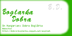 boglarka dobra business card